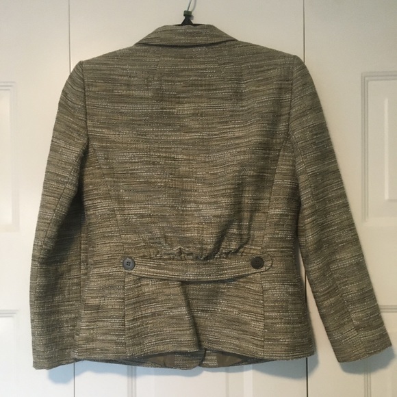 Lafayette 148 New York gray tweed blazer size 2 - Picture 4 of 4